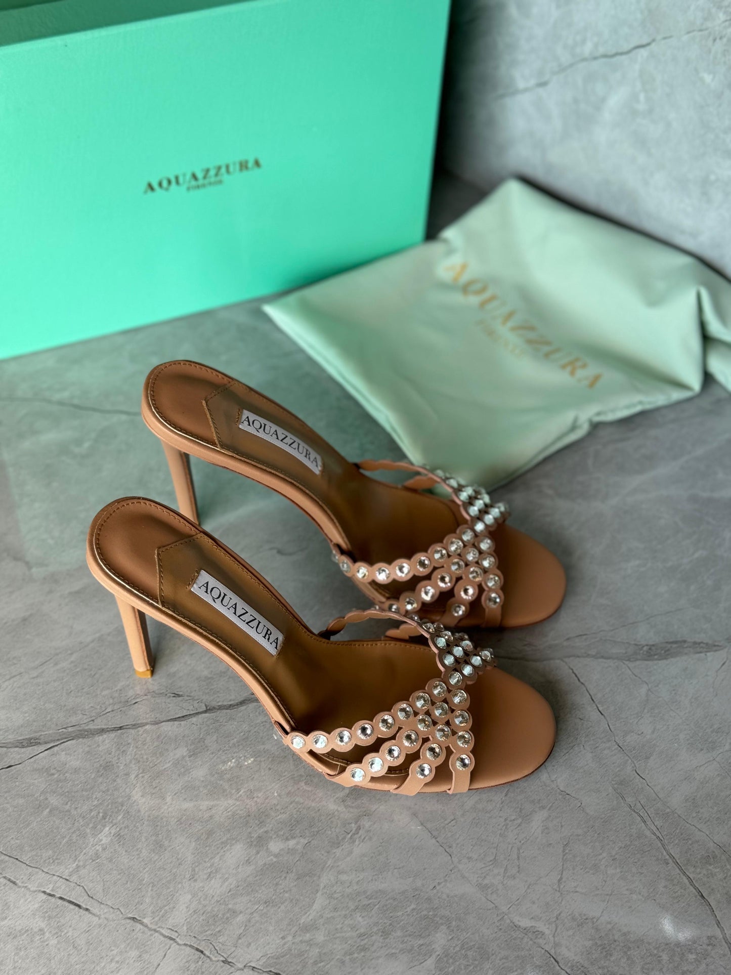 Aquazurra sandals heels