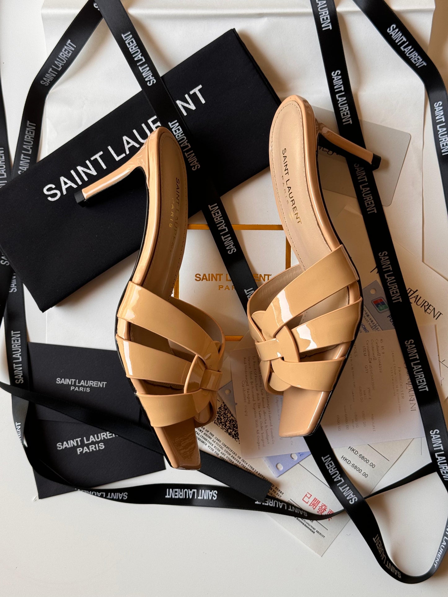 Ysl sandals heels