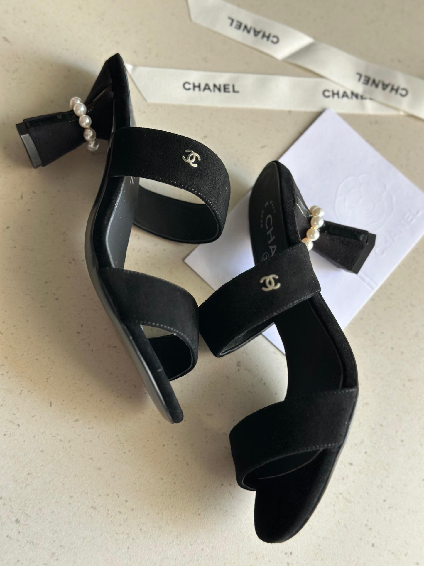 Chanel sandals heels