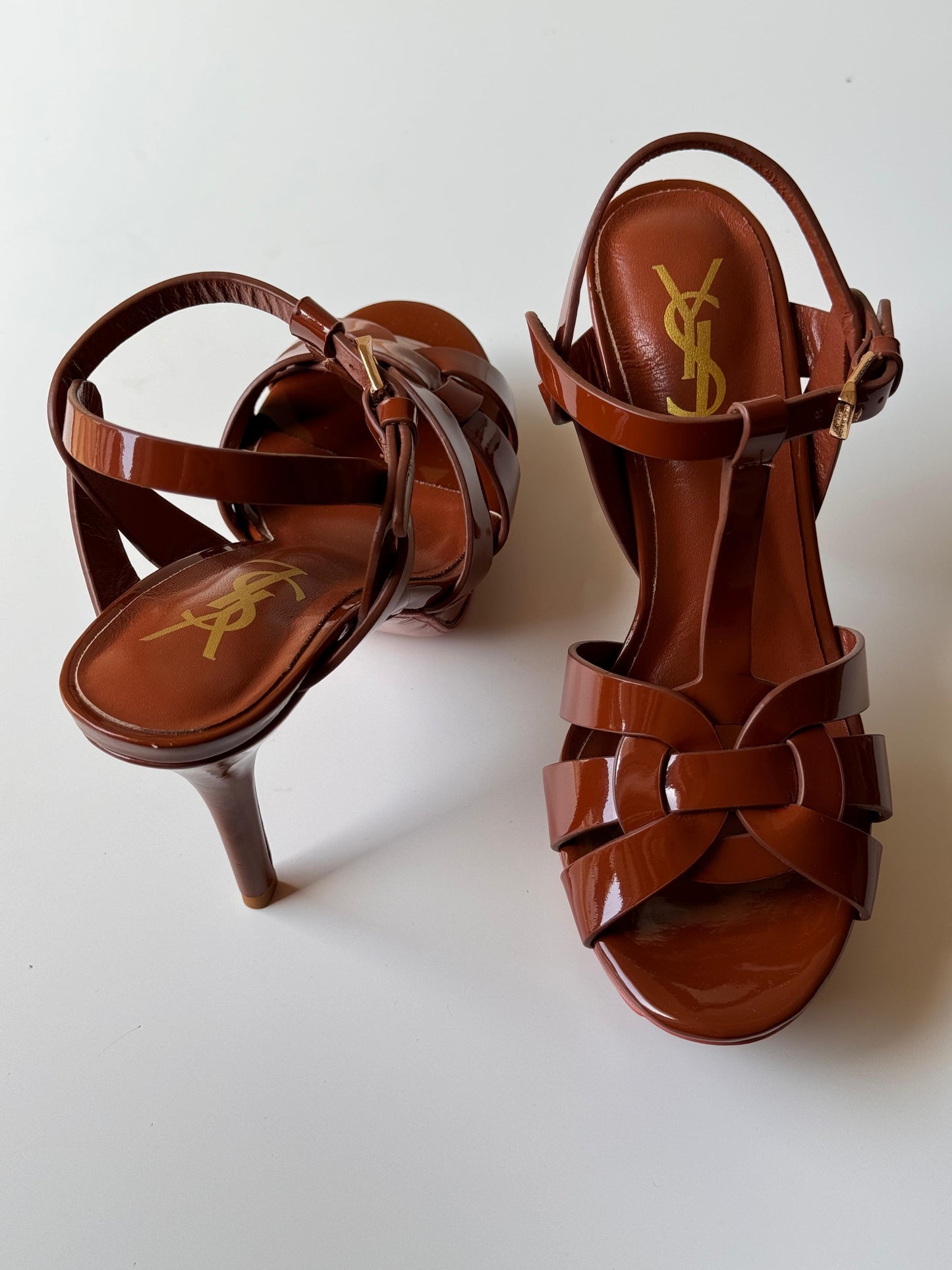 Ysl sandals heels