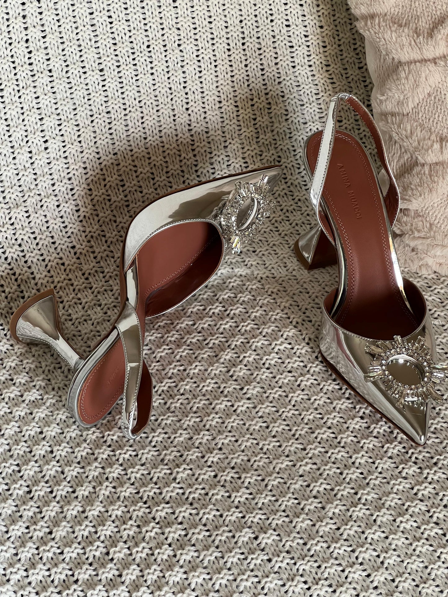 Amina muadi heels - silver