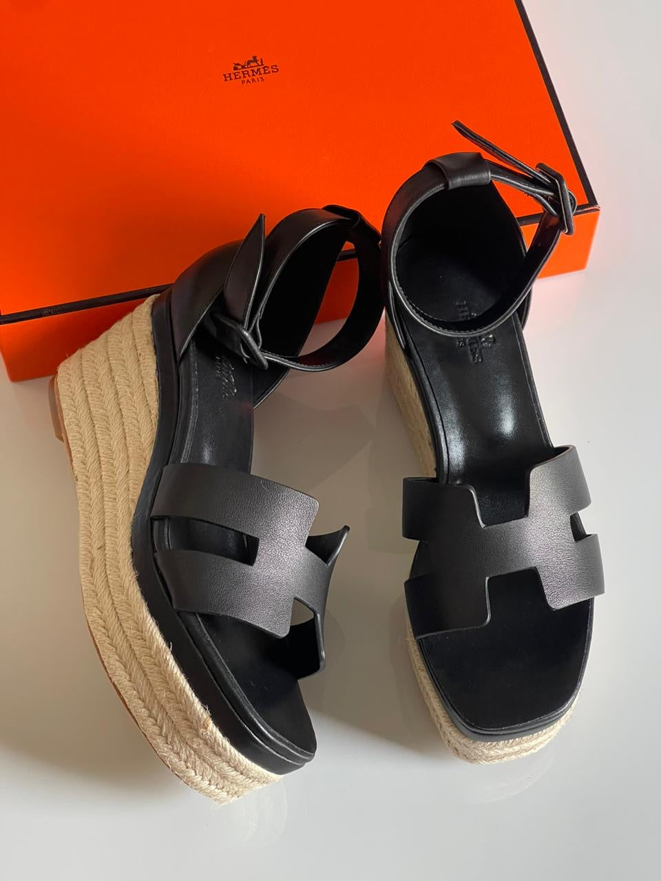 Hermes sandals heels- wedges