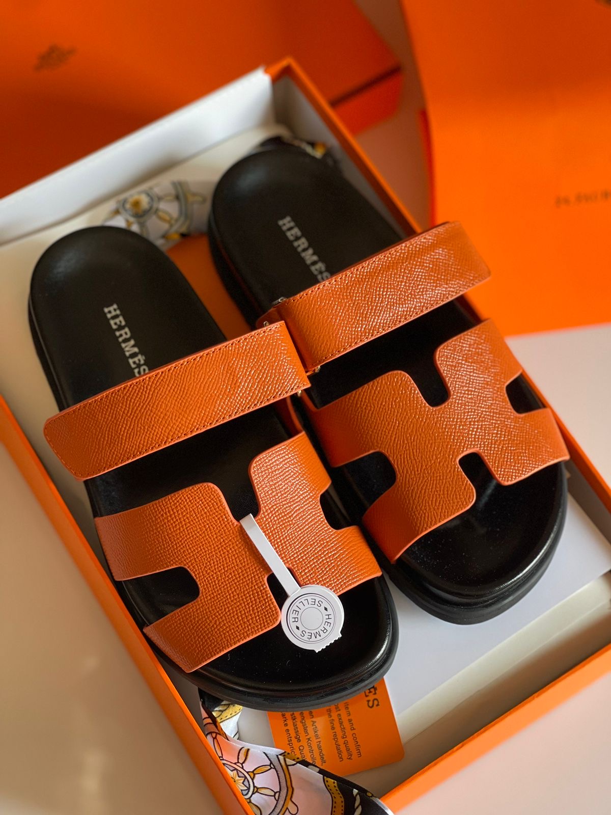 Hermes slippers- chypre