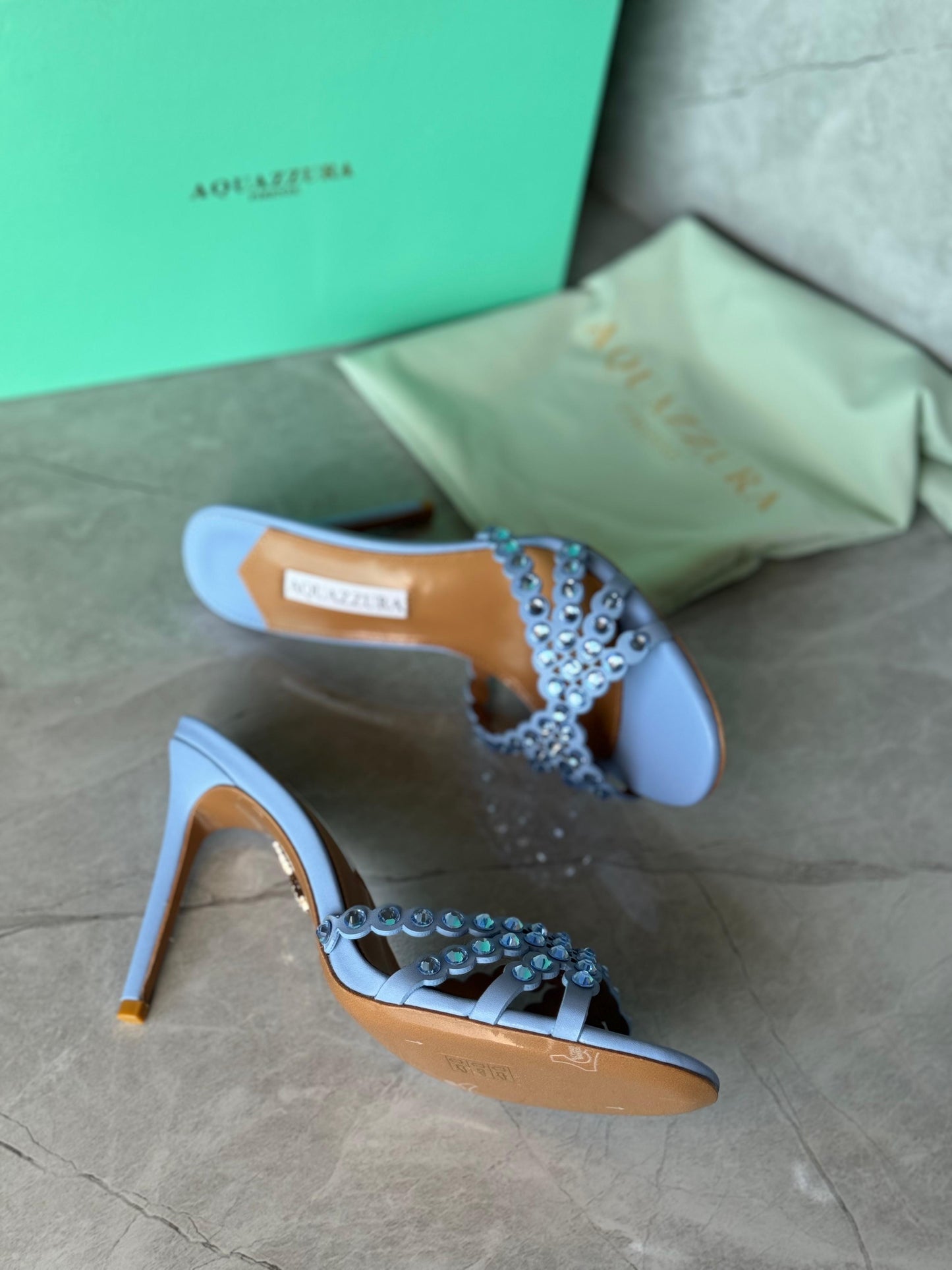 Aquazurra sandals heels