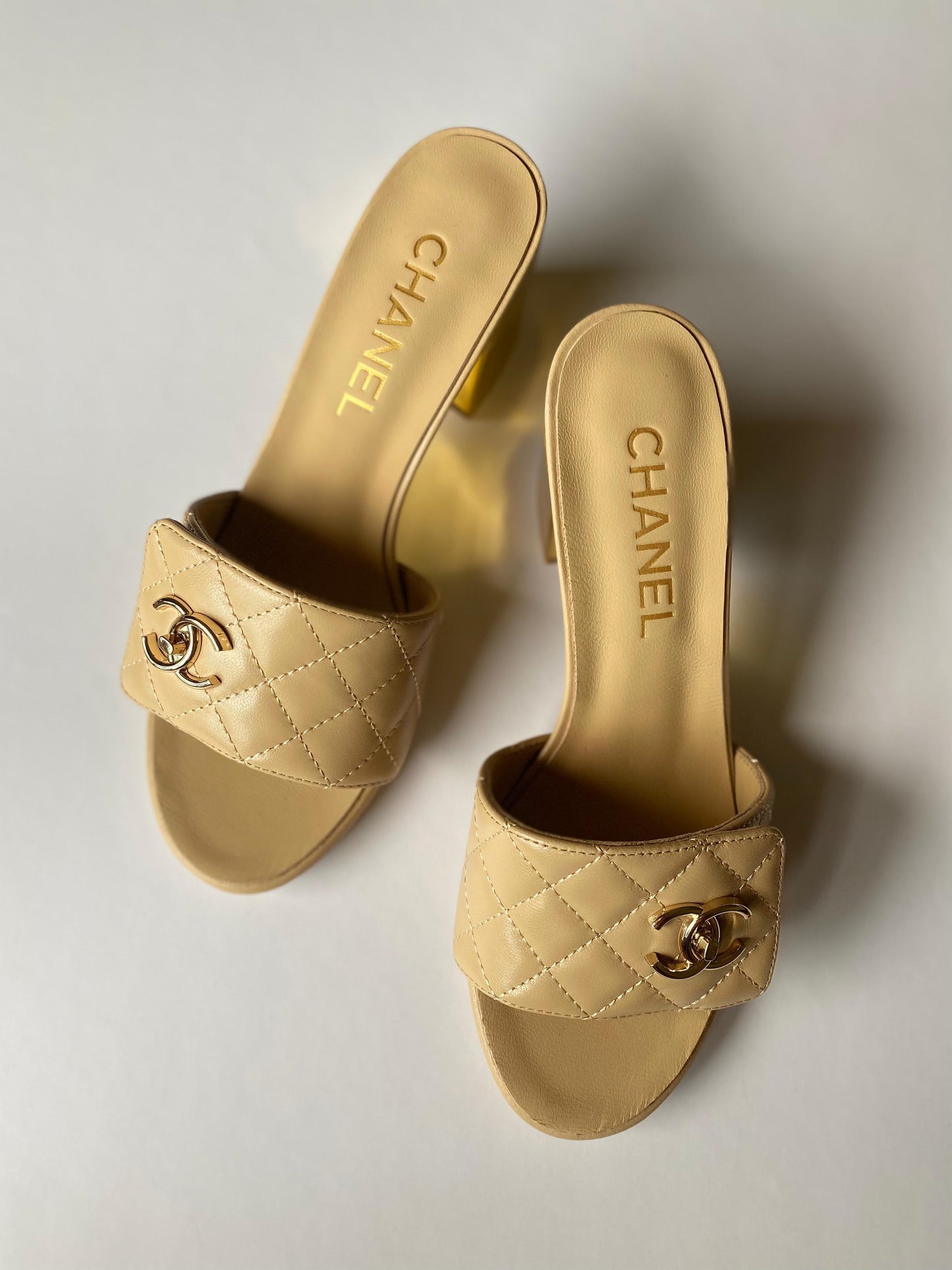 Chanel sandals heels