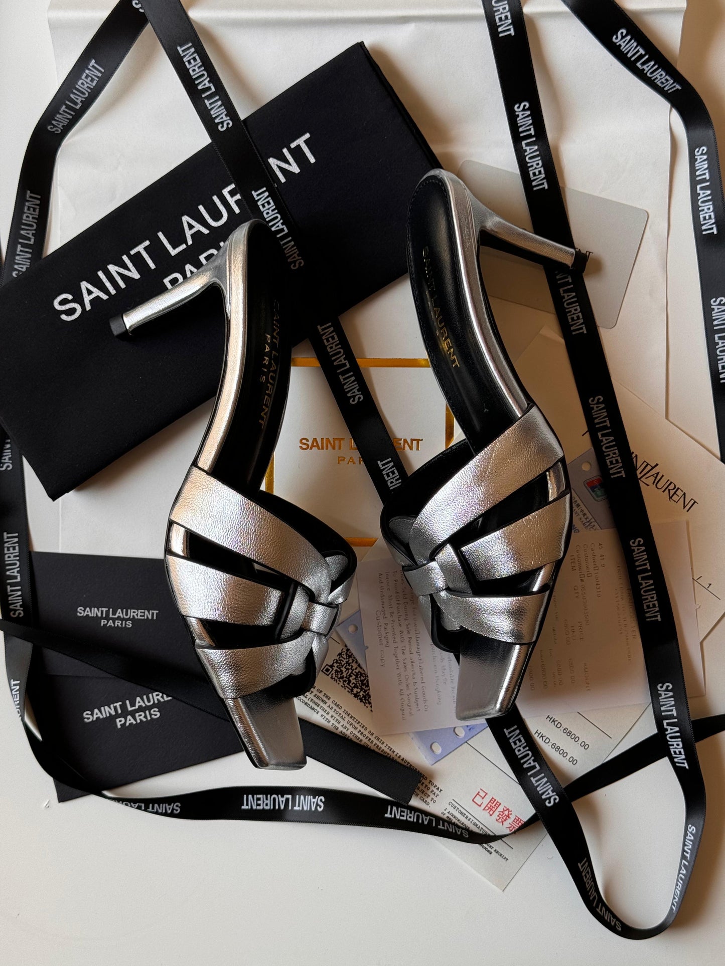 Ysl sandals heels