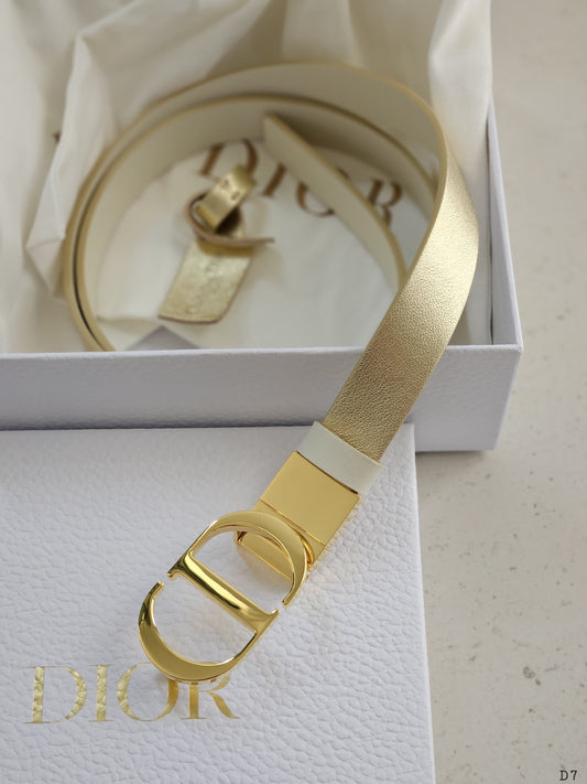 Dior belt gold