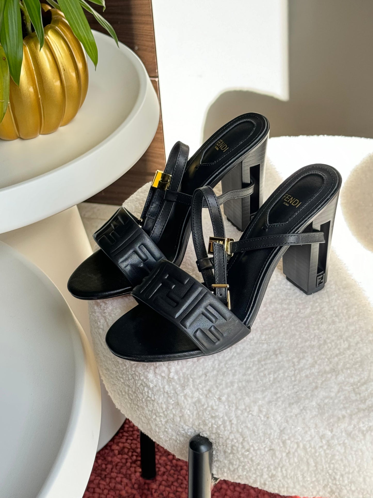 Fendi sandals heels