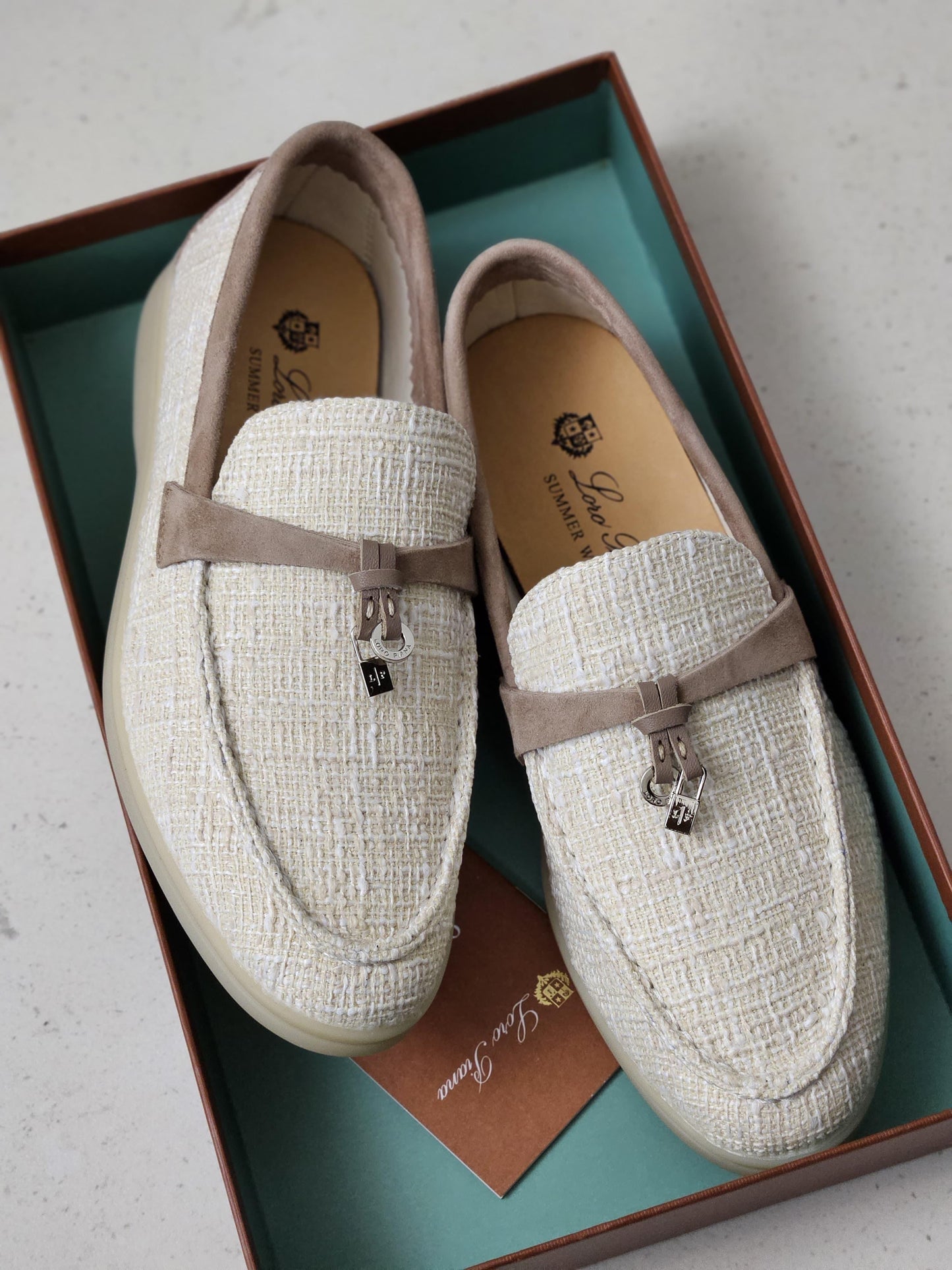 Loro piana loafers - beige