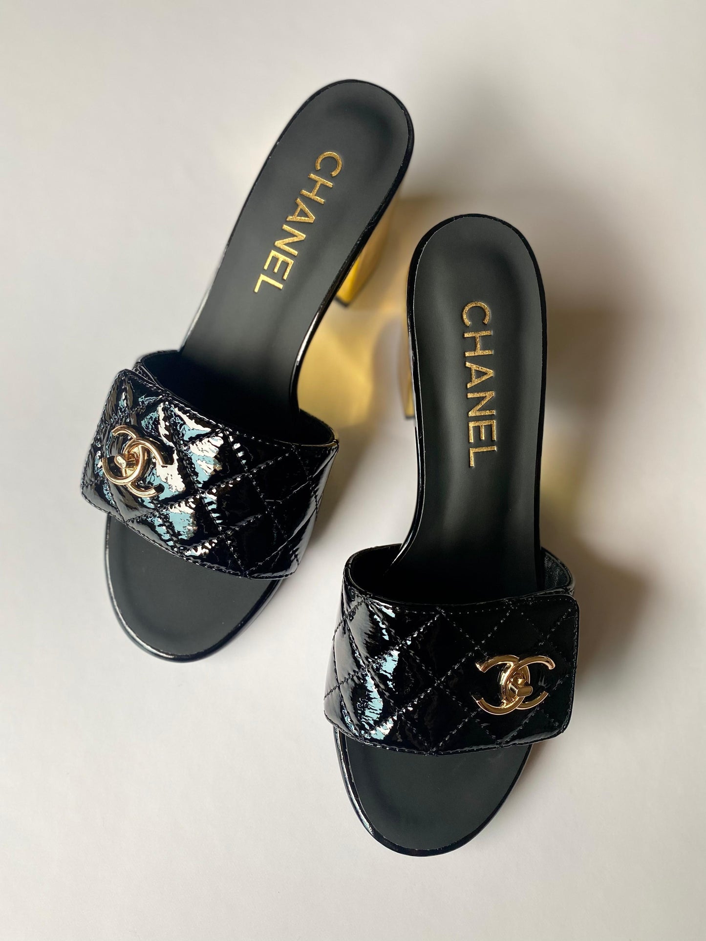 Chanel sandals heels