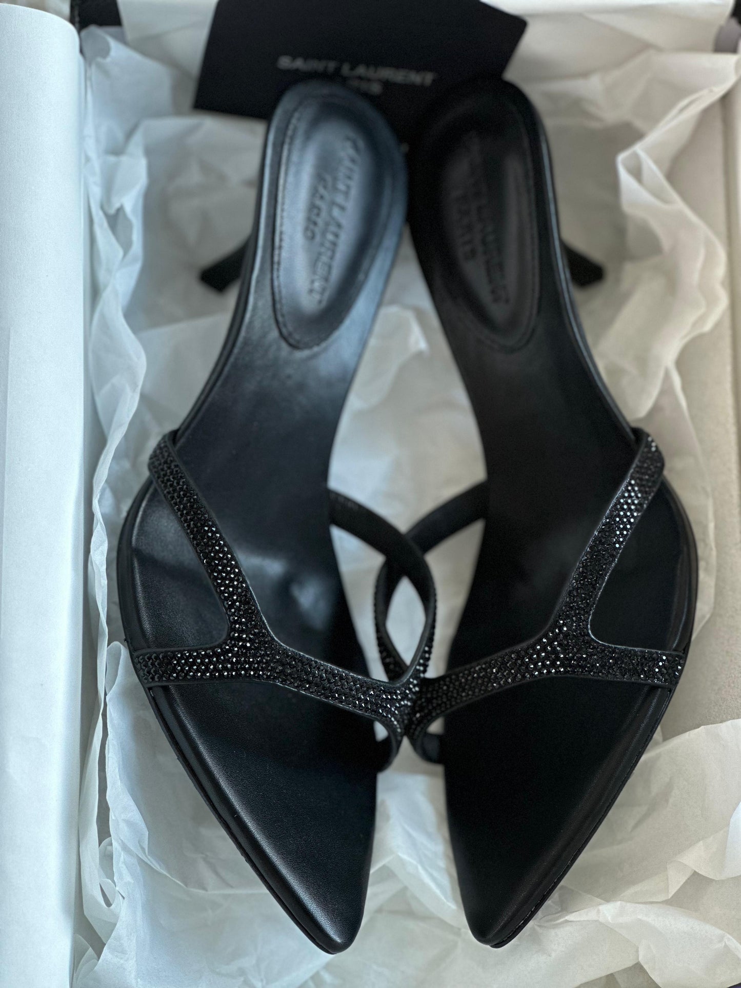 Ysl sandals heels