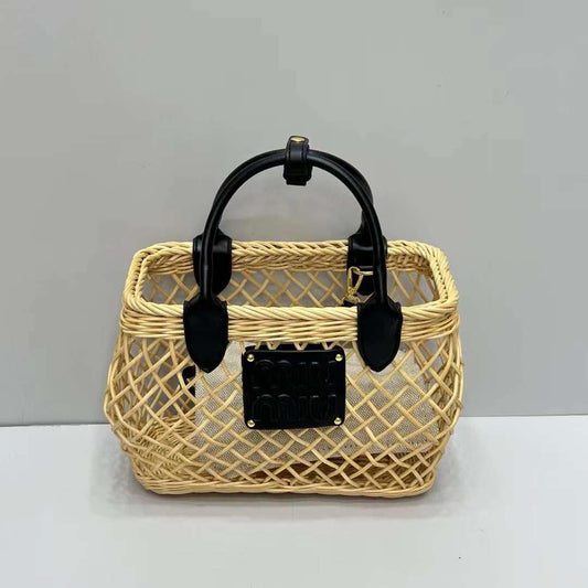 Miu miu bag - tote straw bag