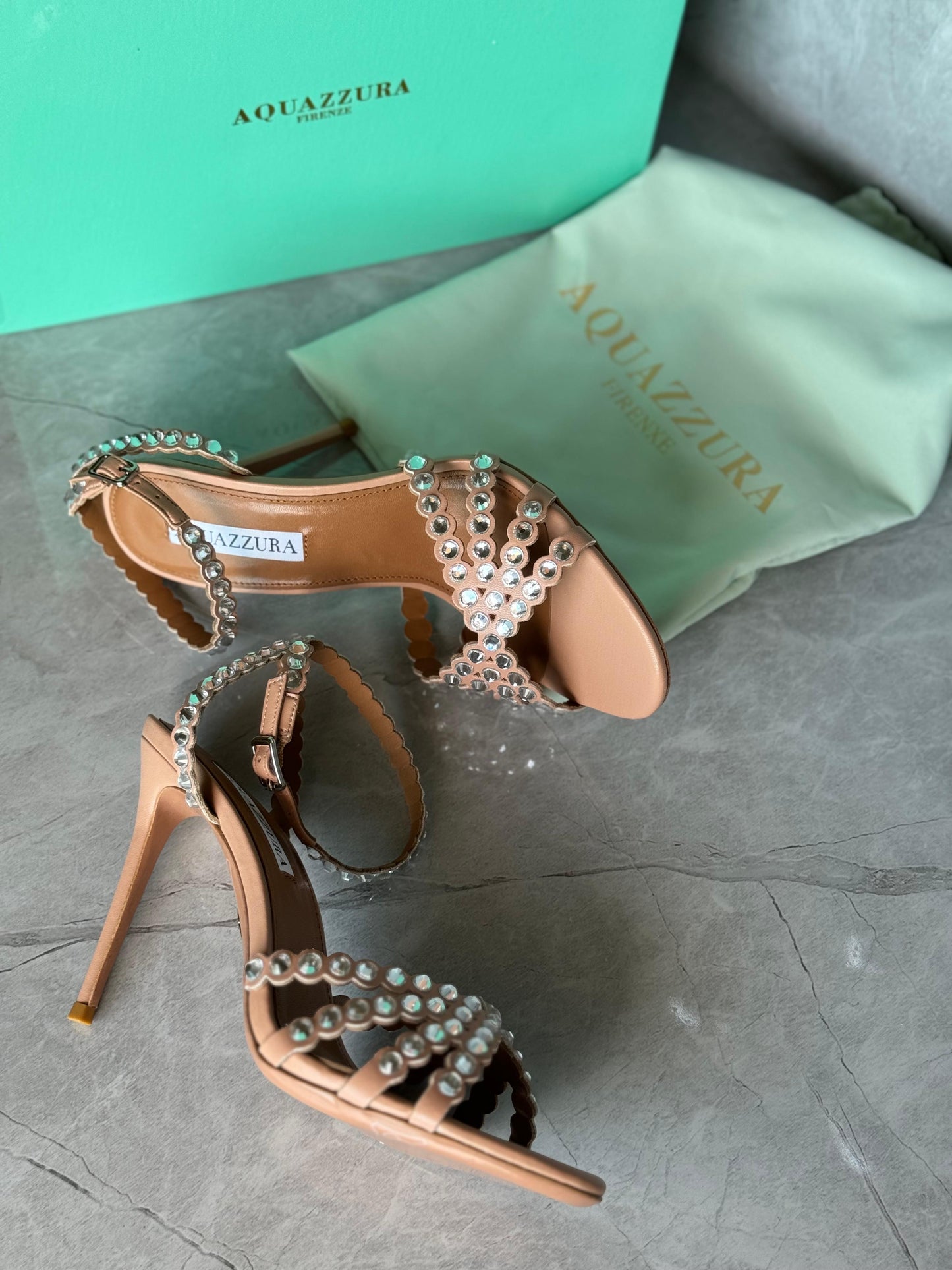 Aquazurra sandals heels