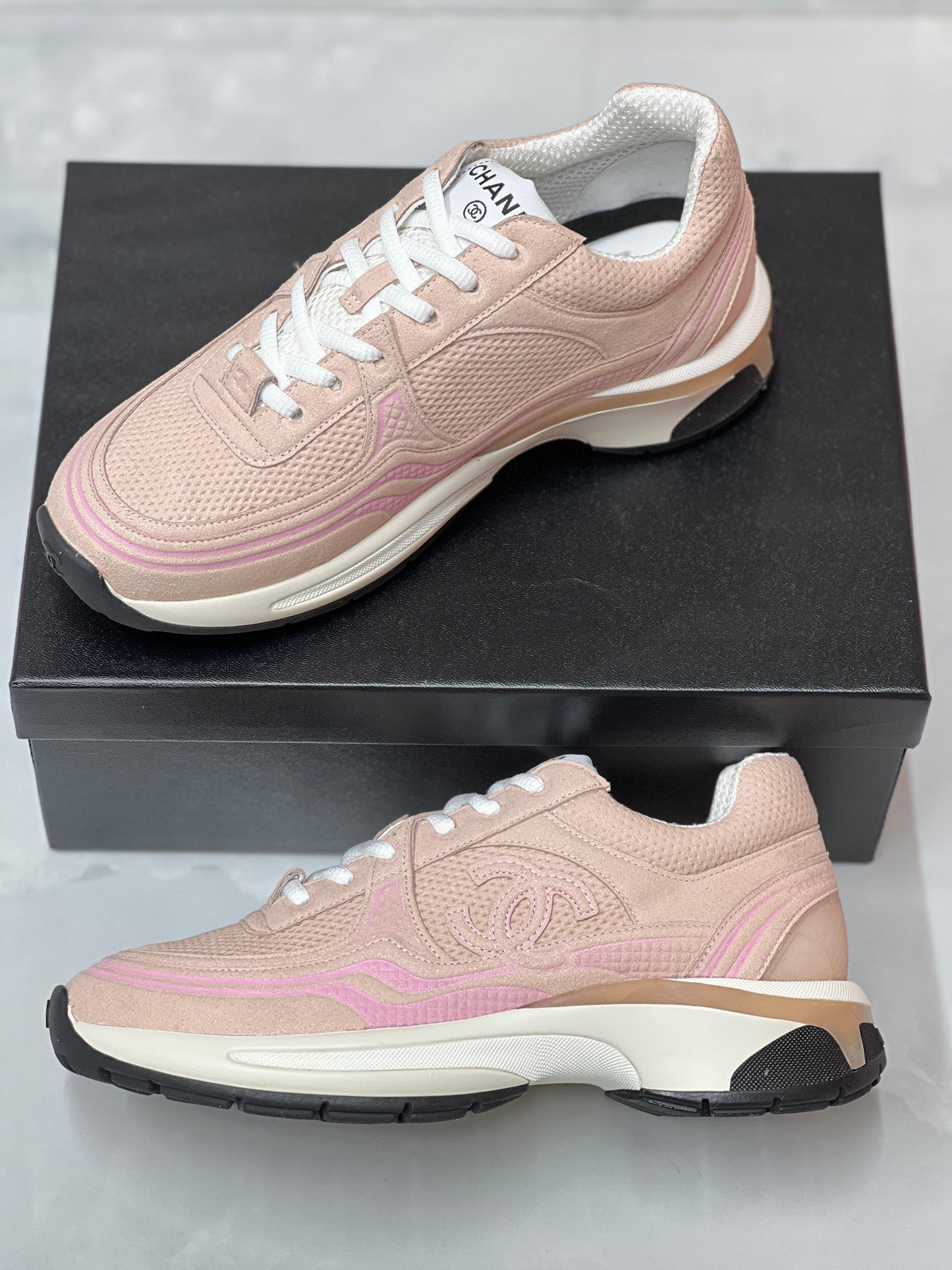 Chanel sneakers pink