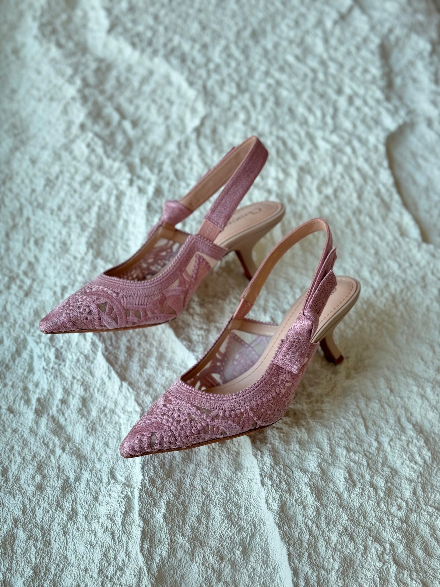 Dior heels pink