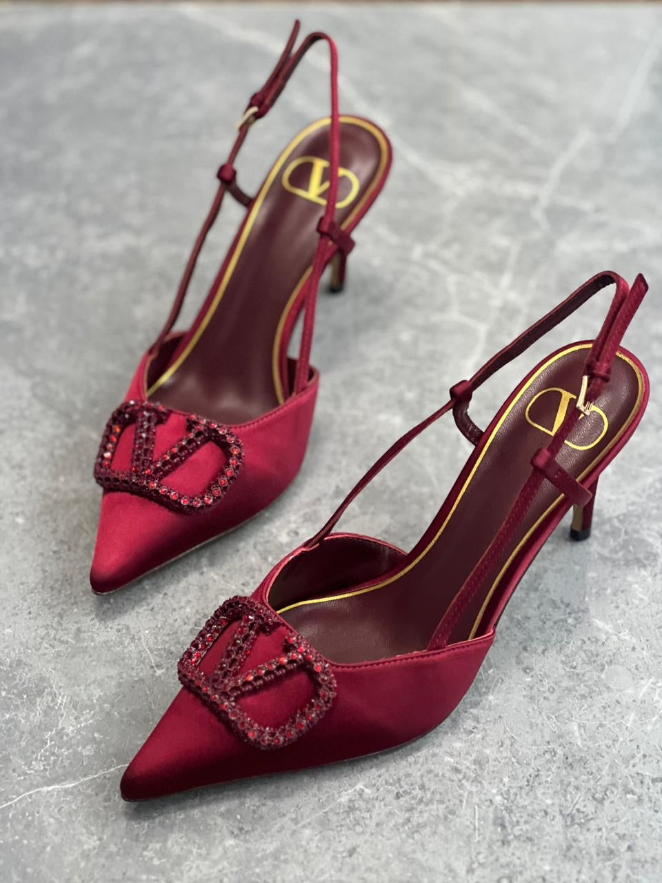 Valentino heels red