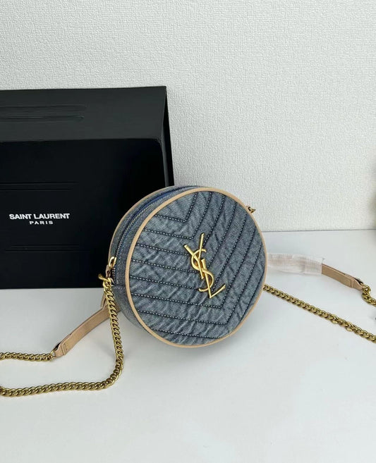 Ysl bag blue denim