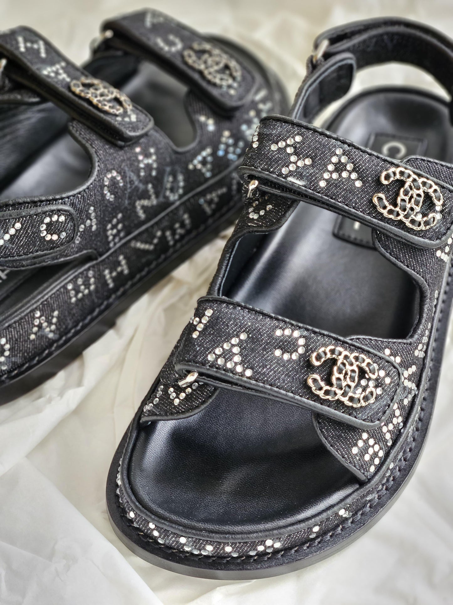 Chanel sandals.