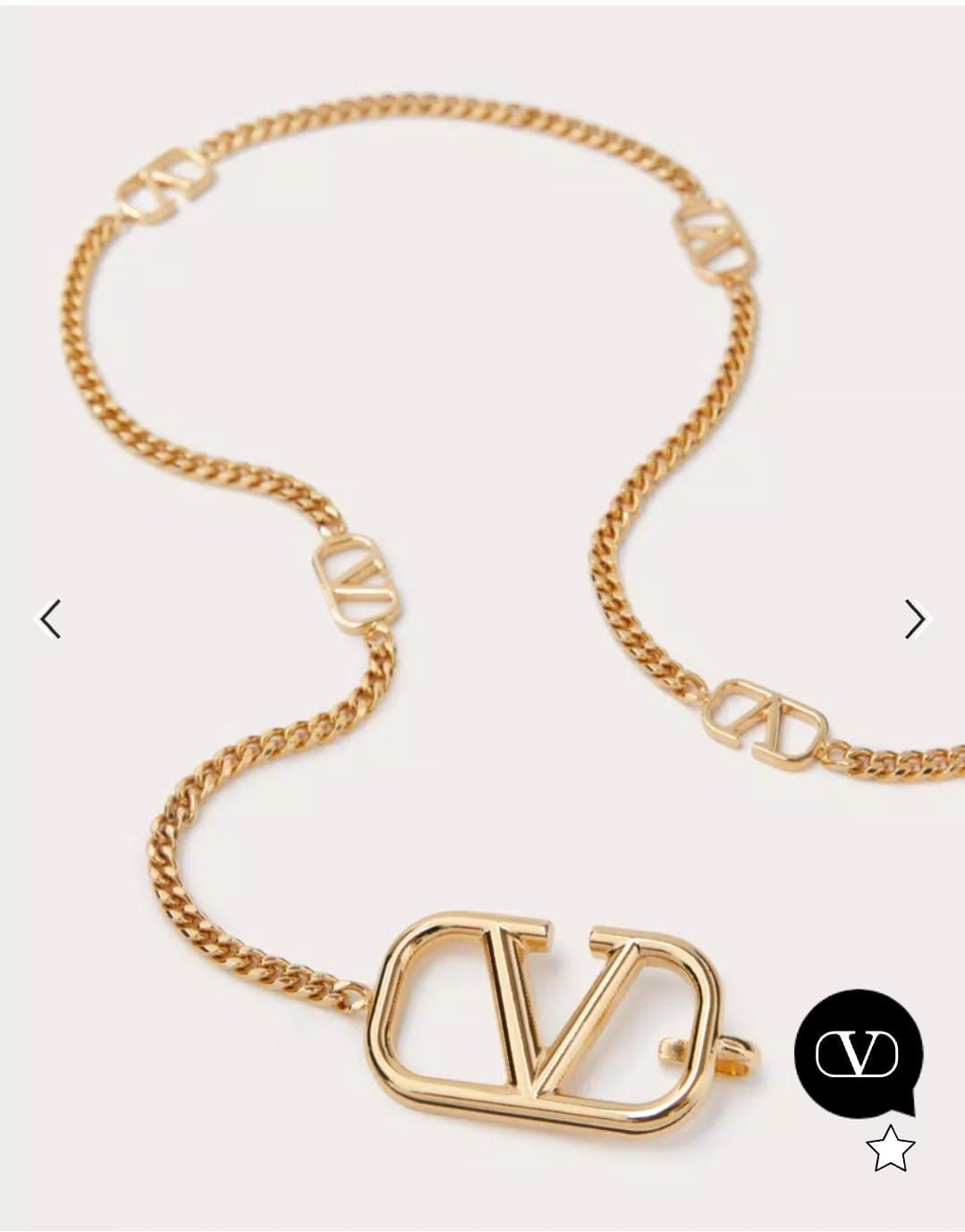 Valentino belt - chain belt