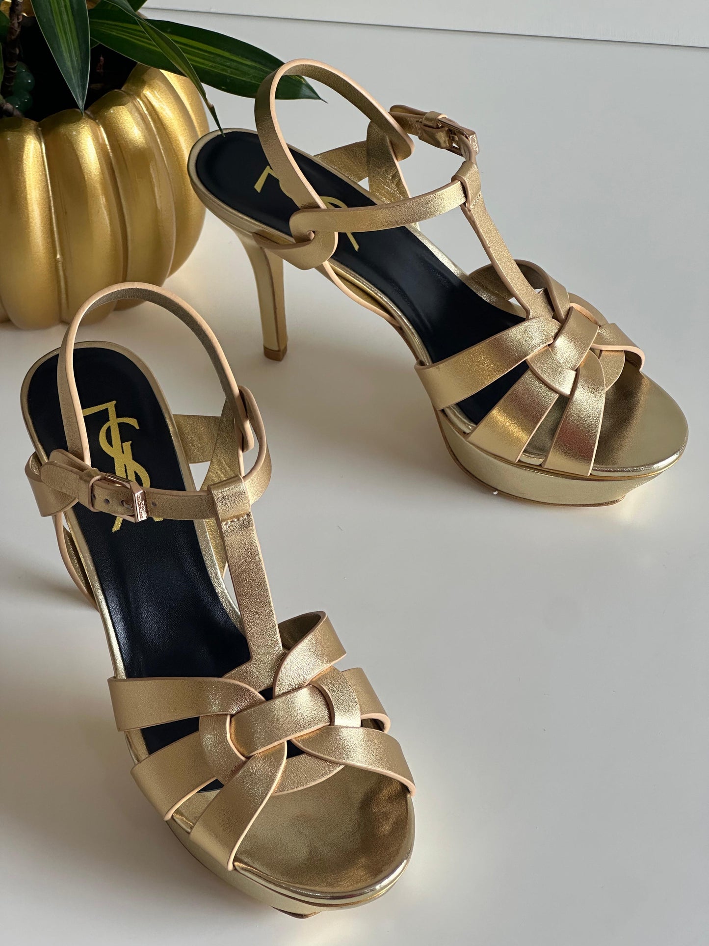 Ysl sandals heels