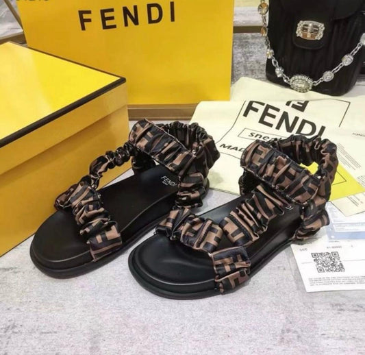 Fendi sandals.