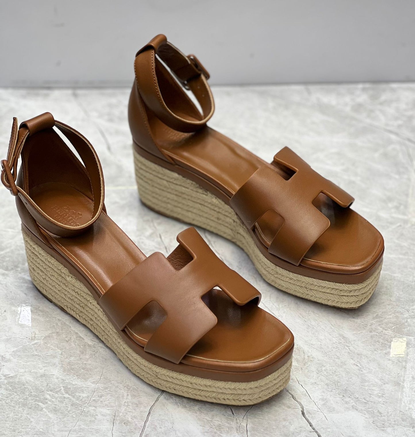 Hermes sandals heels  - wedges