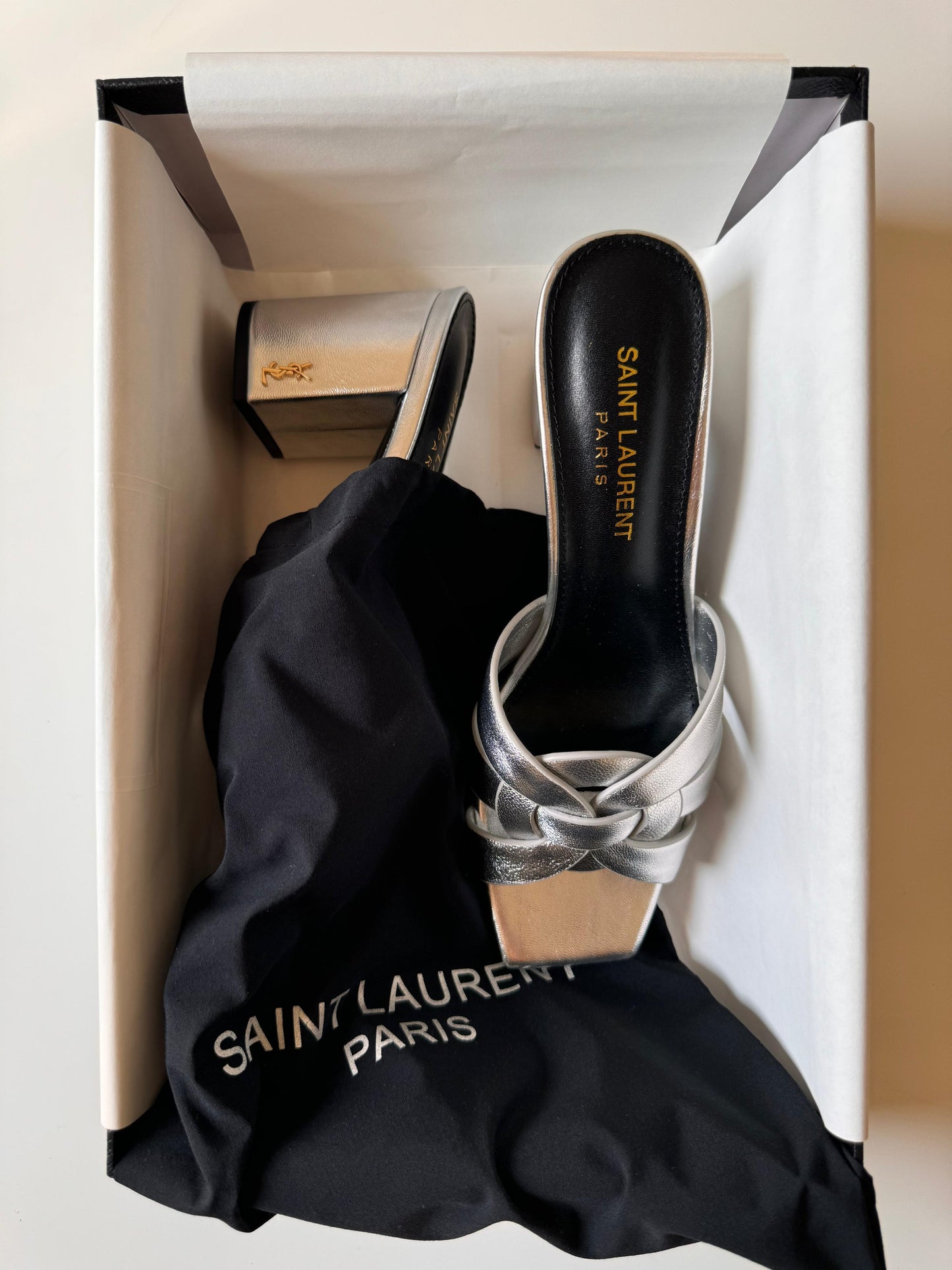 Ysl sandals heels