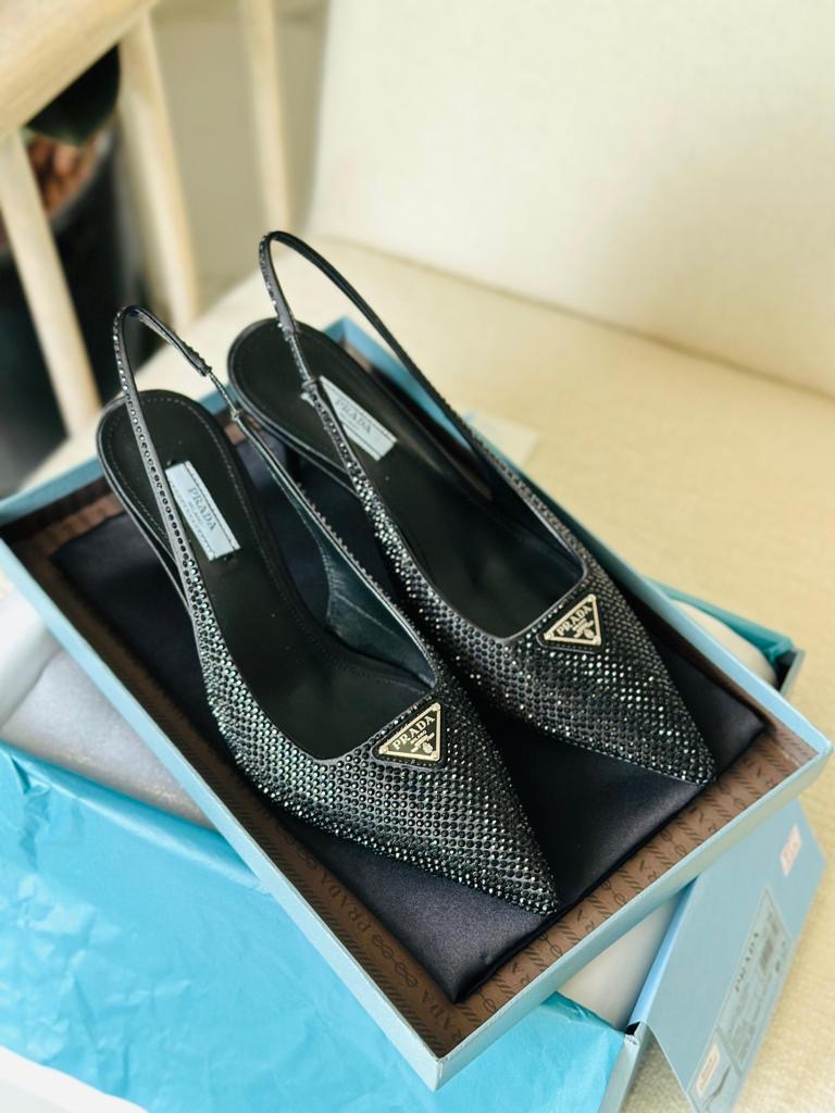 Prada heels black