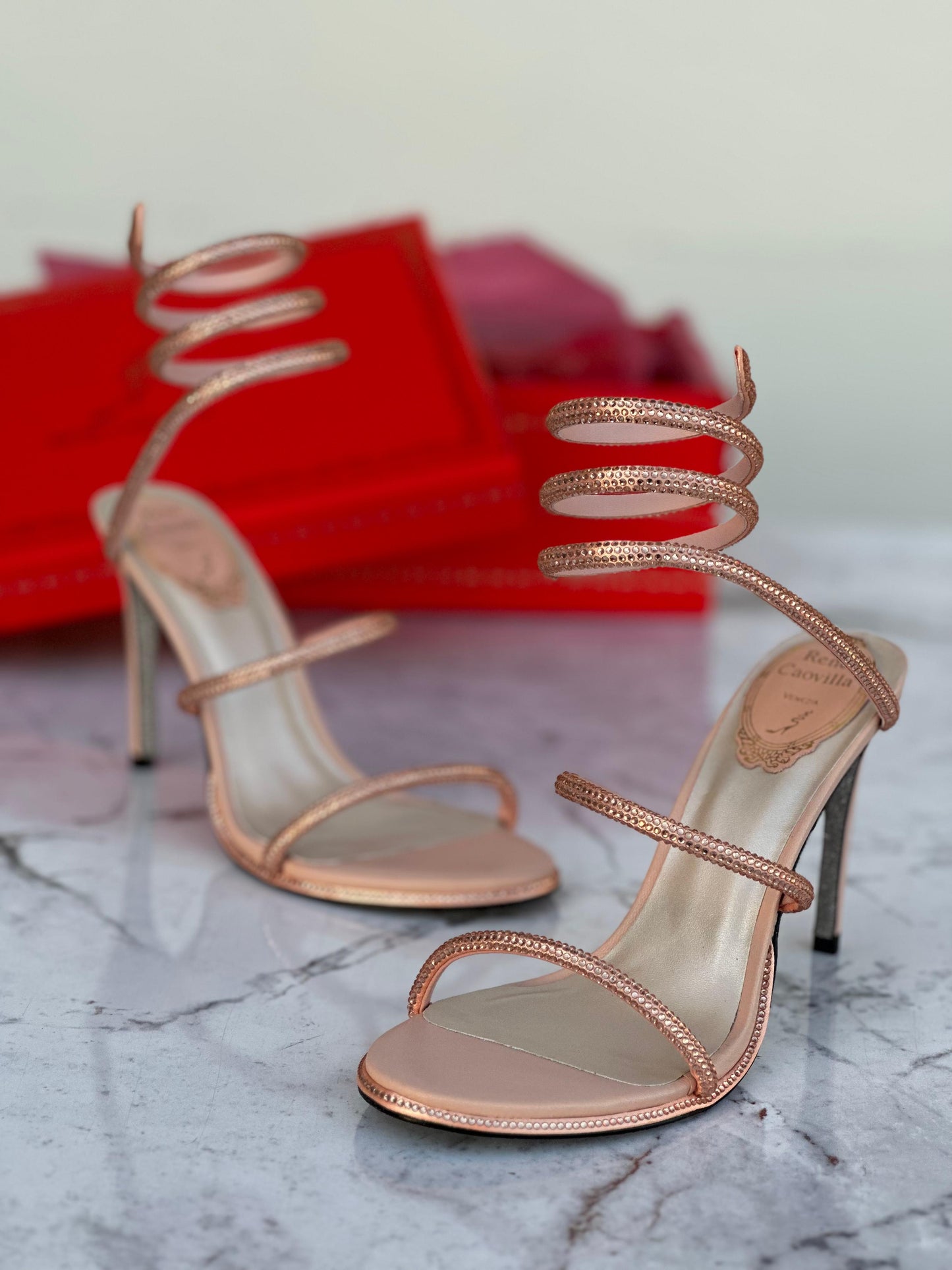 Rene caovilla sandals heels