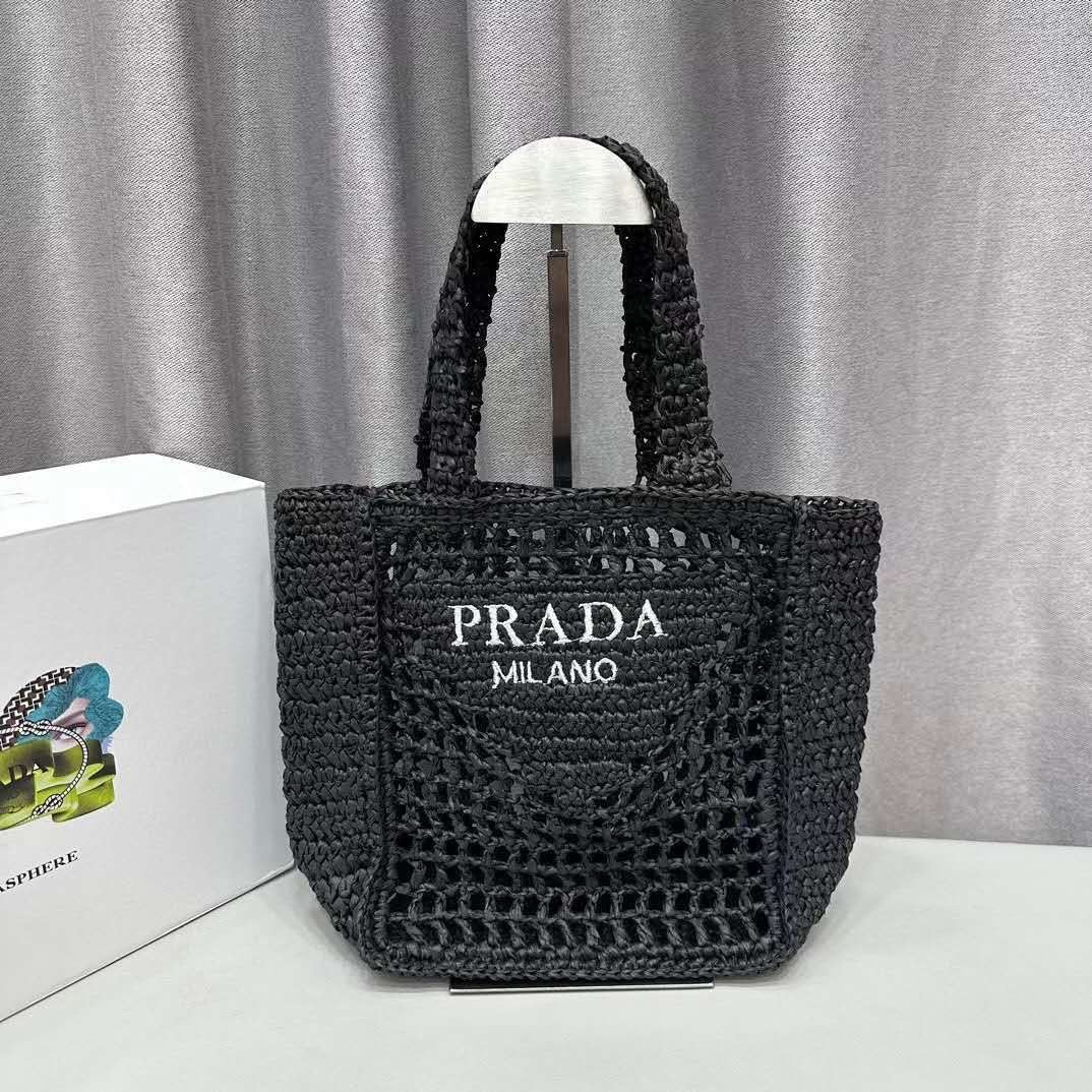 Prada bag tote beach