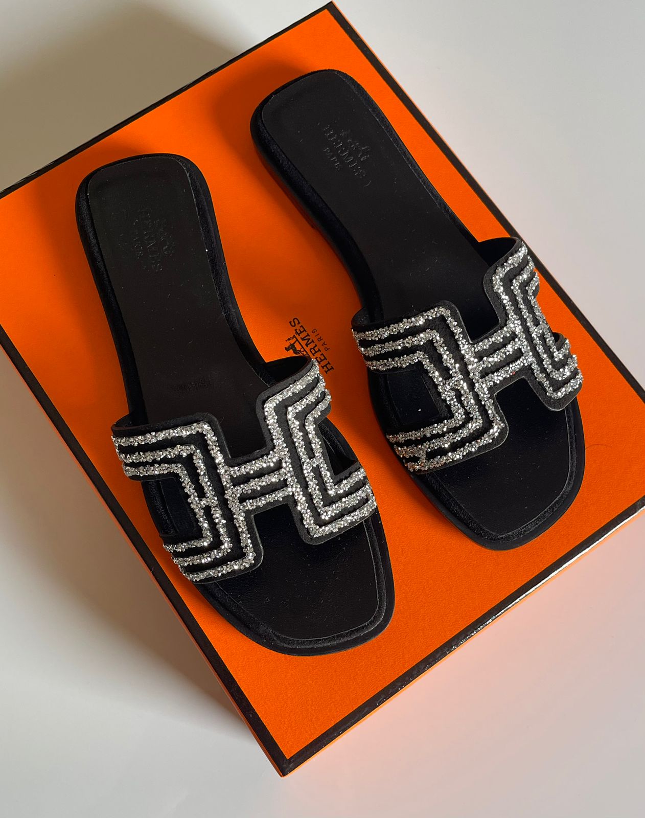 Hermes slippers and sandals heels