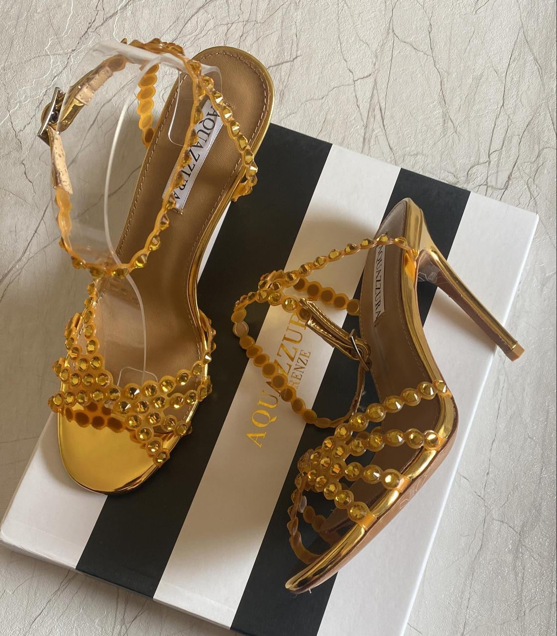 Aquazurra sandals heels