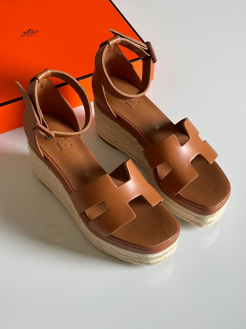 Hermes sandals heels- wedges