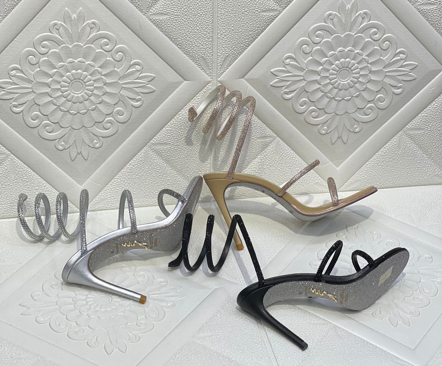 Rene caovilla sandals heels