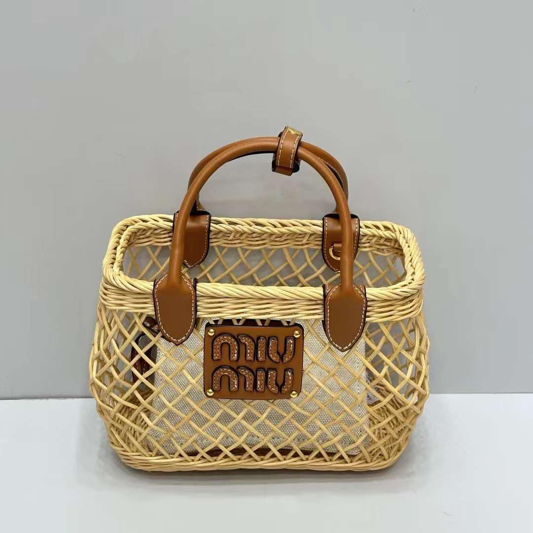 Miu miu bag - tote straw bag