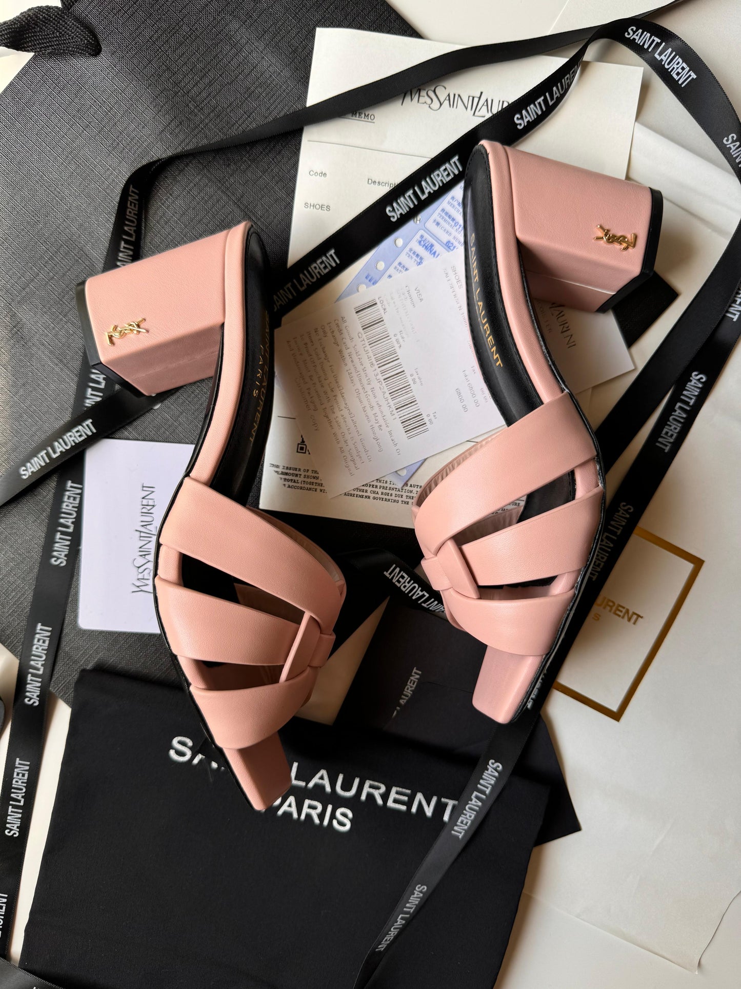 Ysl sandals heels