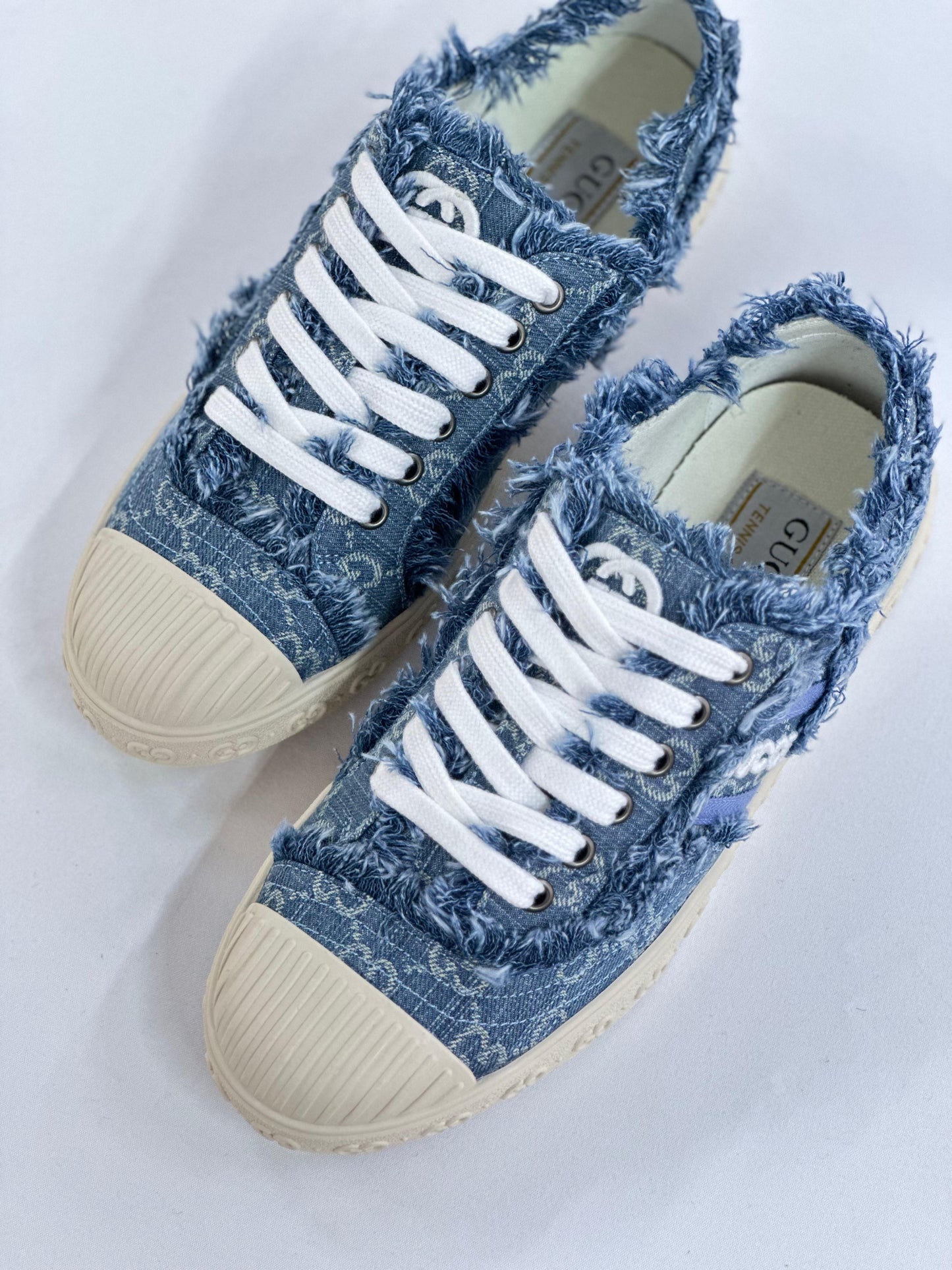 Gucci sneakers blue denim