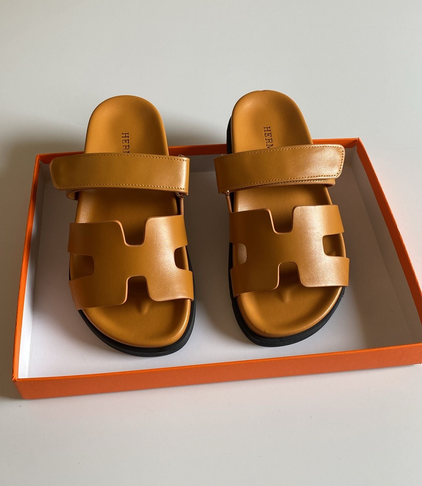 Hermes slippers chypre