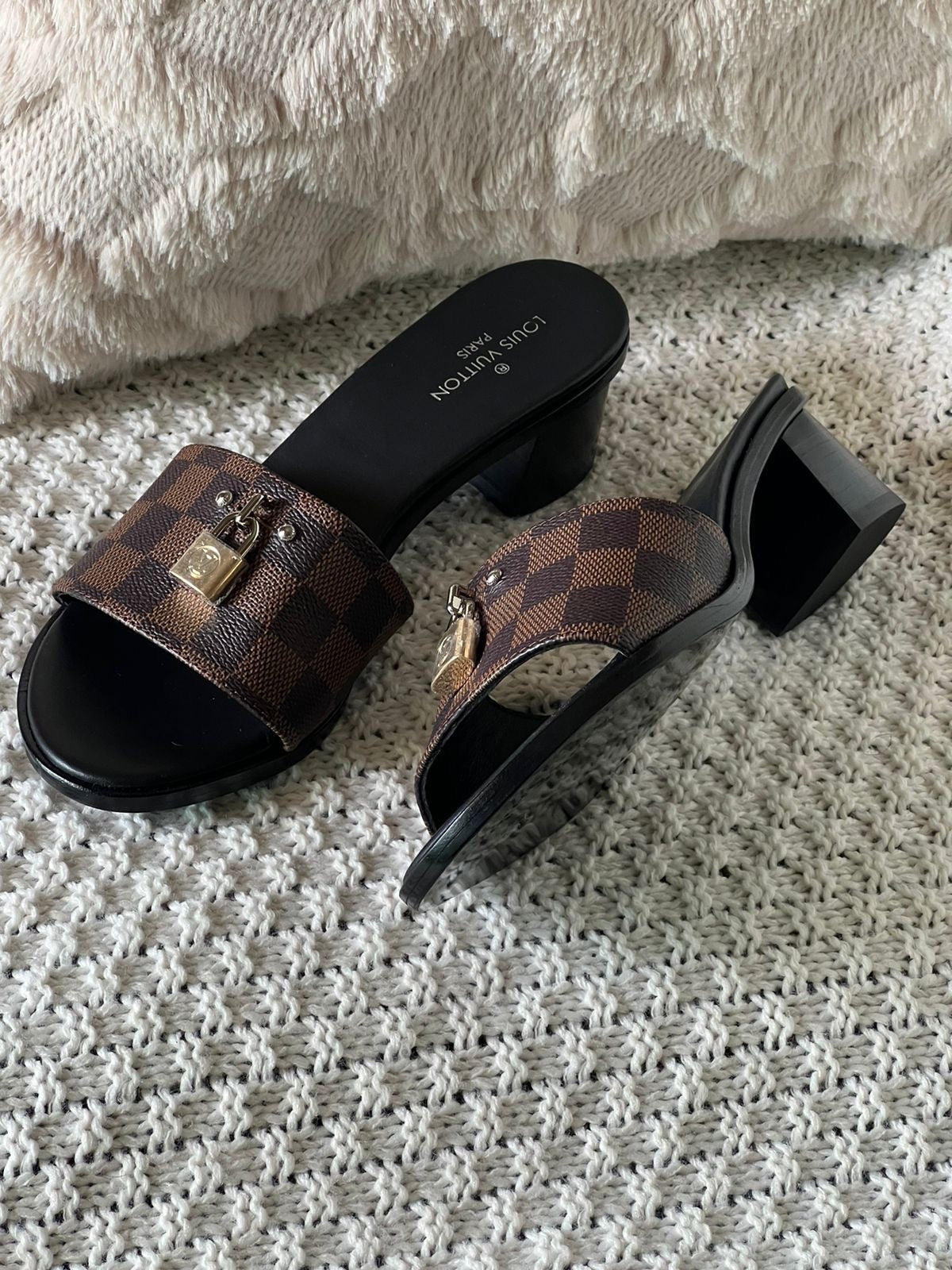 Lv sandals heels