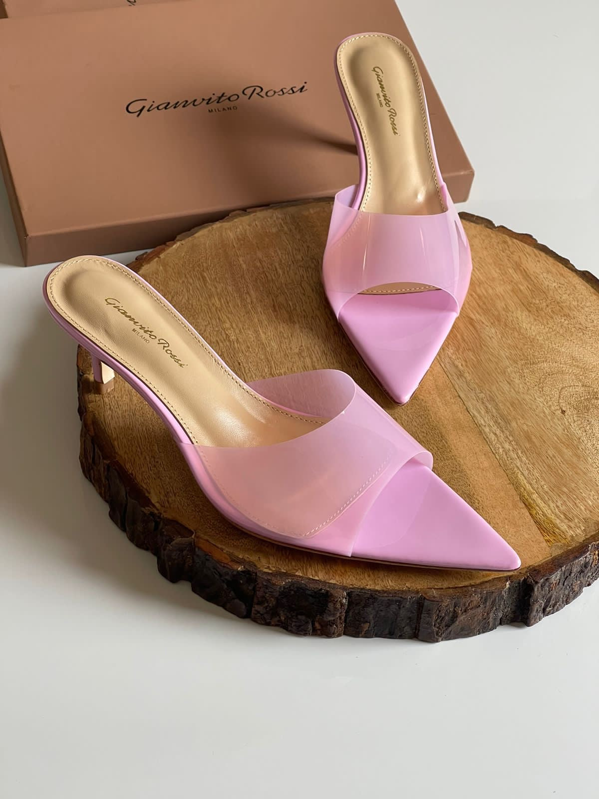 G rossi heels - low heels pink