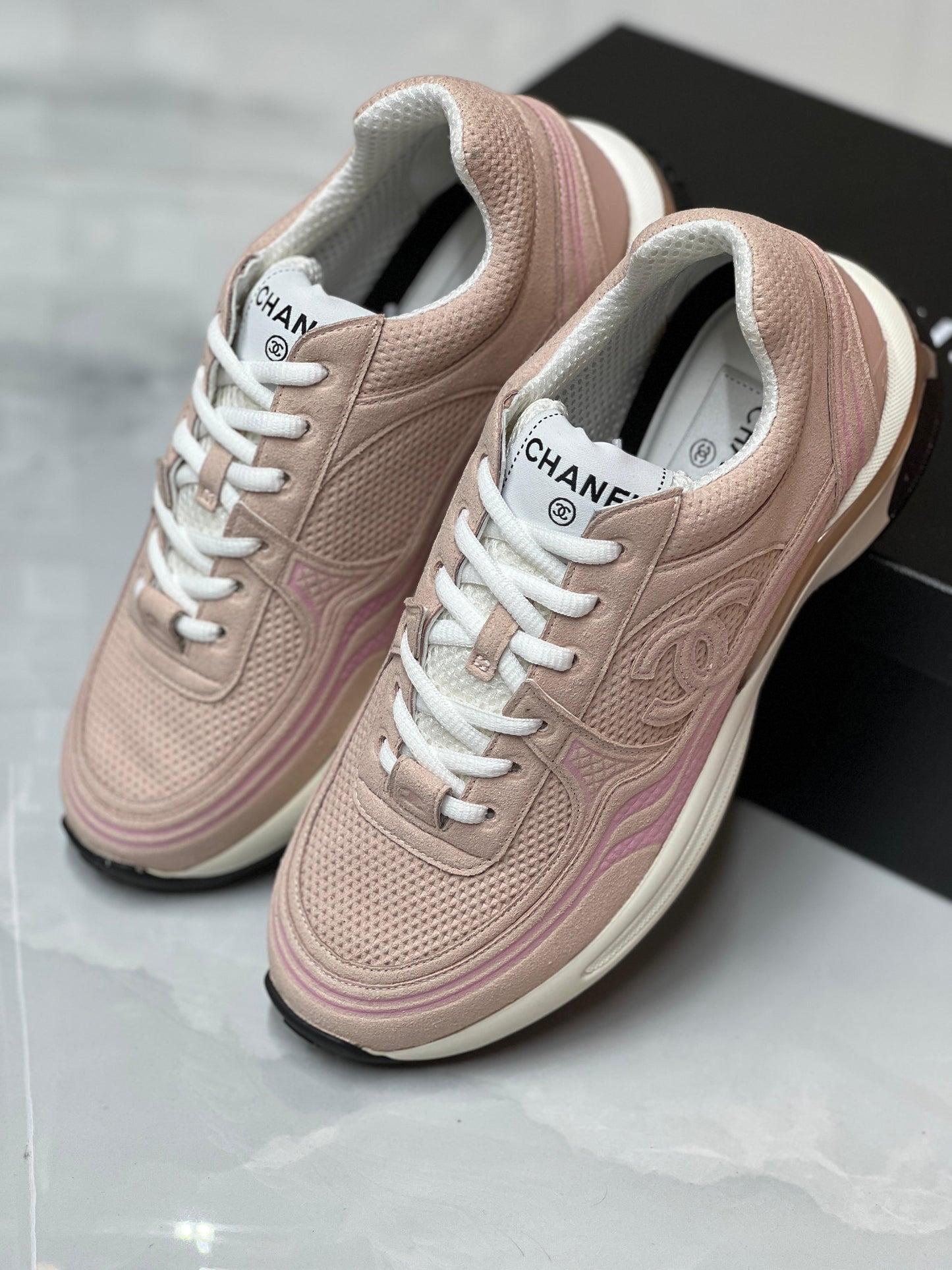 Chanel sneakers pink