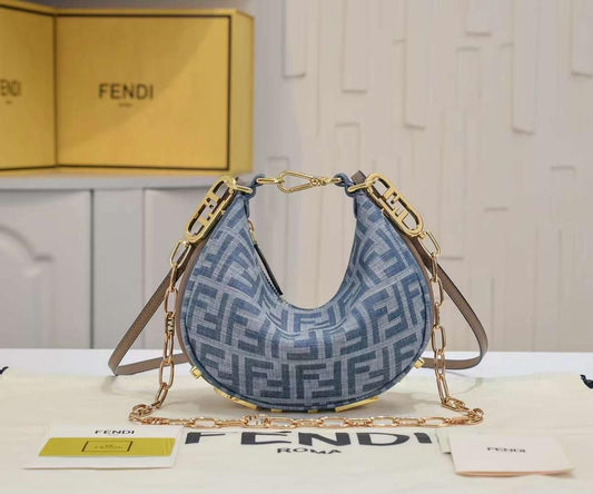 Fendi bag - blue denim (no chain)