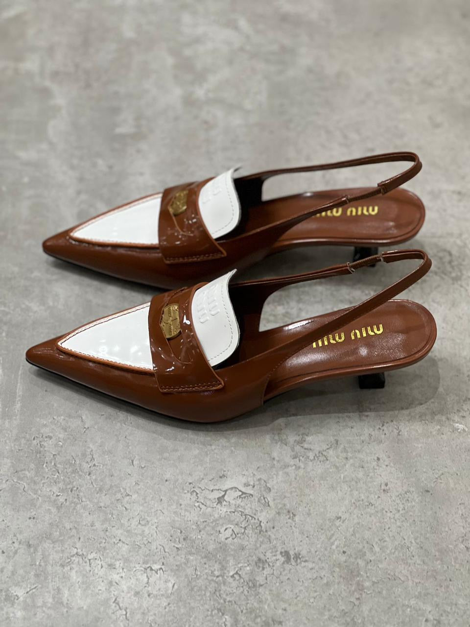 Miu miu heels brown