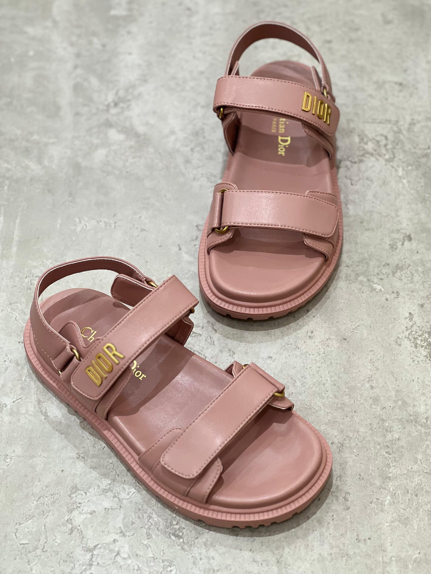 Dior sandals.