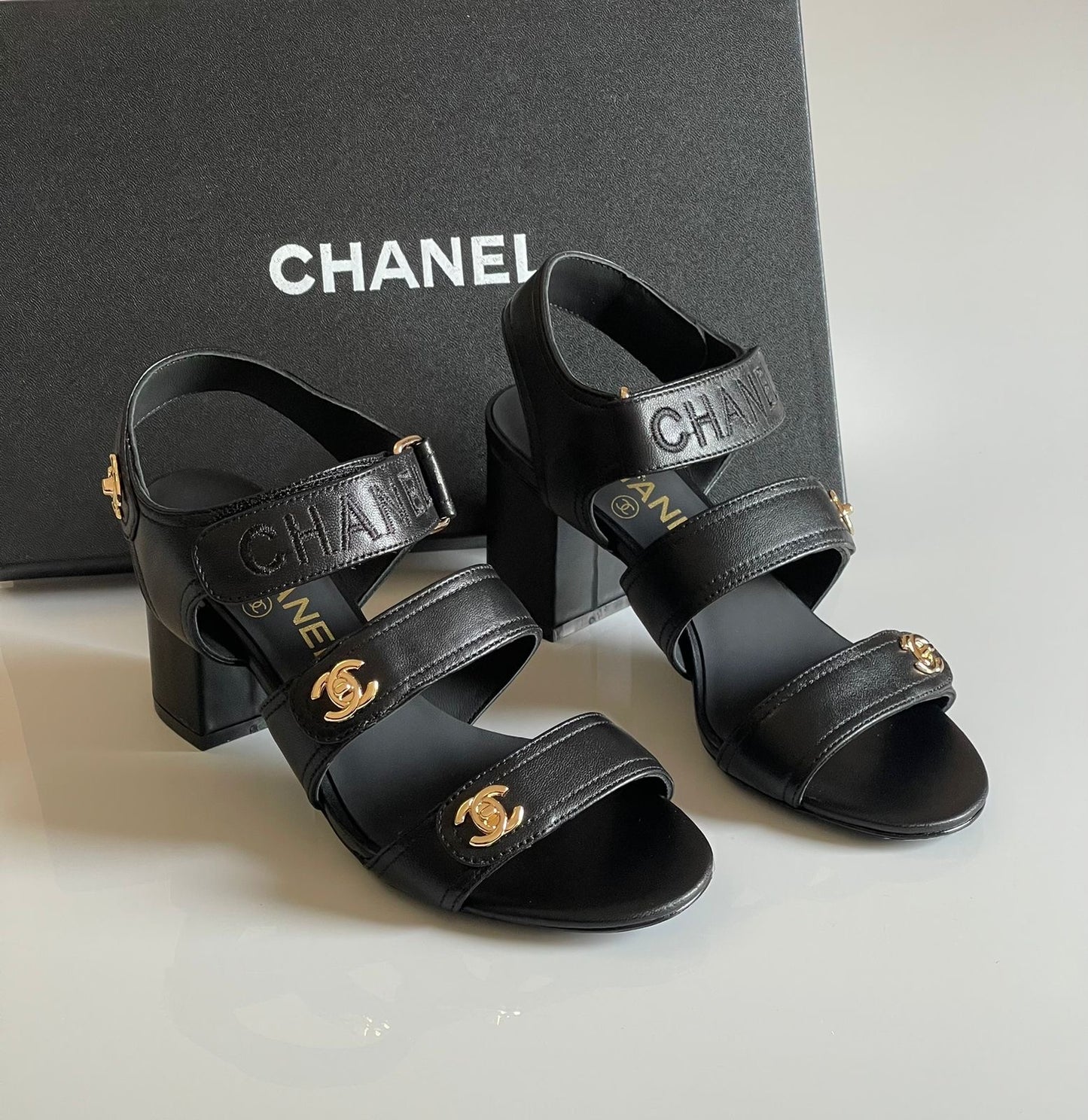 Chanel sandals heels