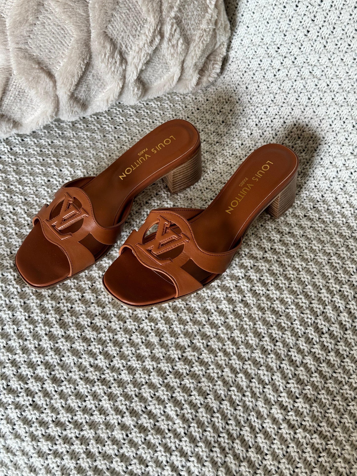 Lv sandals heels