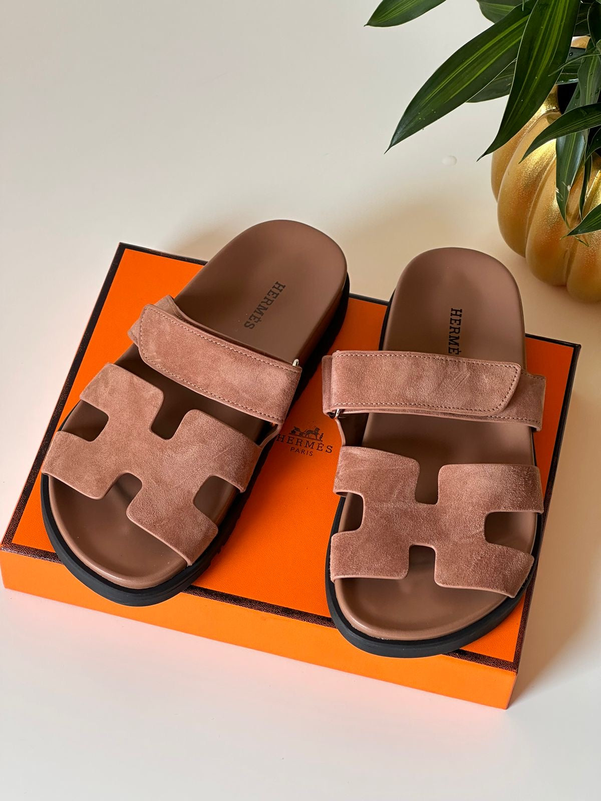 Hermes slippers chypre