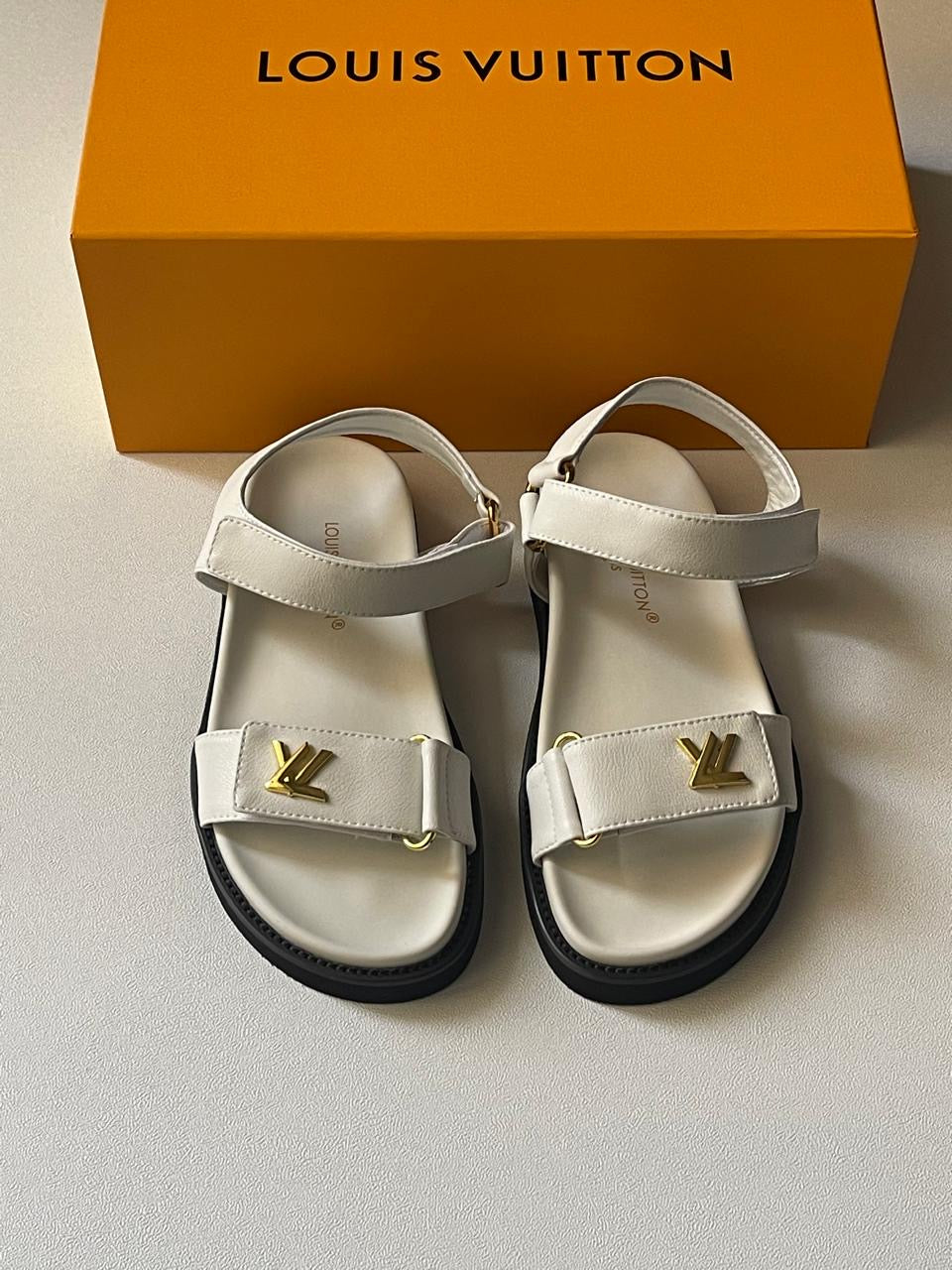 Lv sandals.