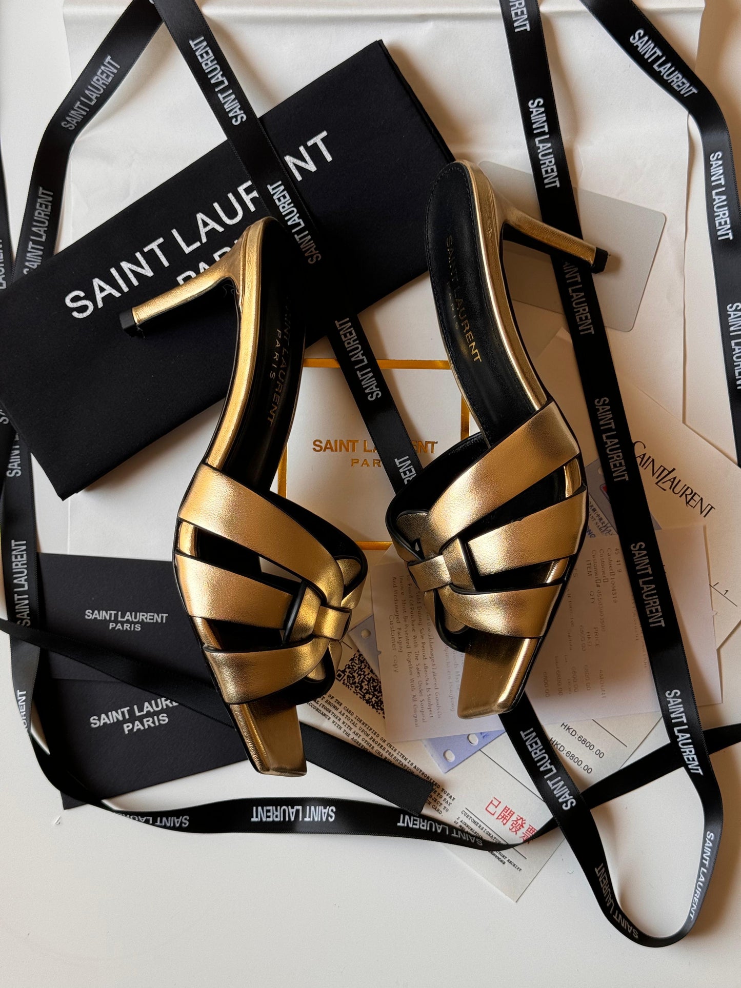 Ysl sandals heels