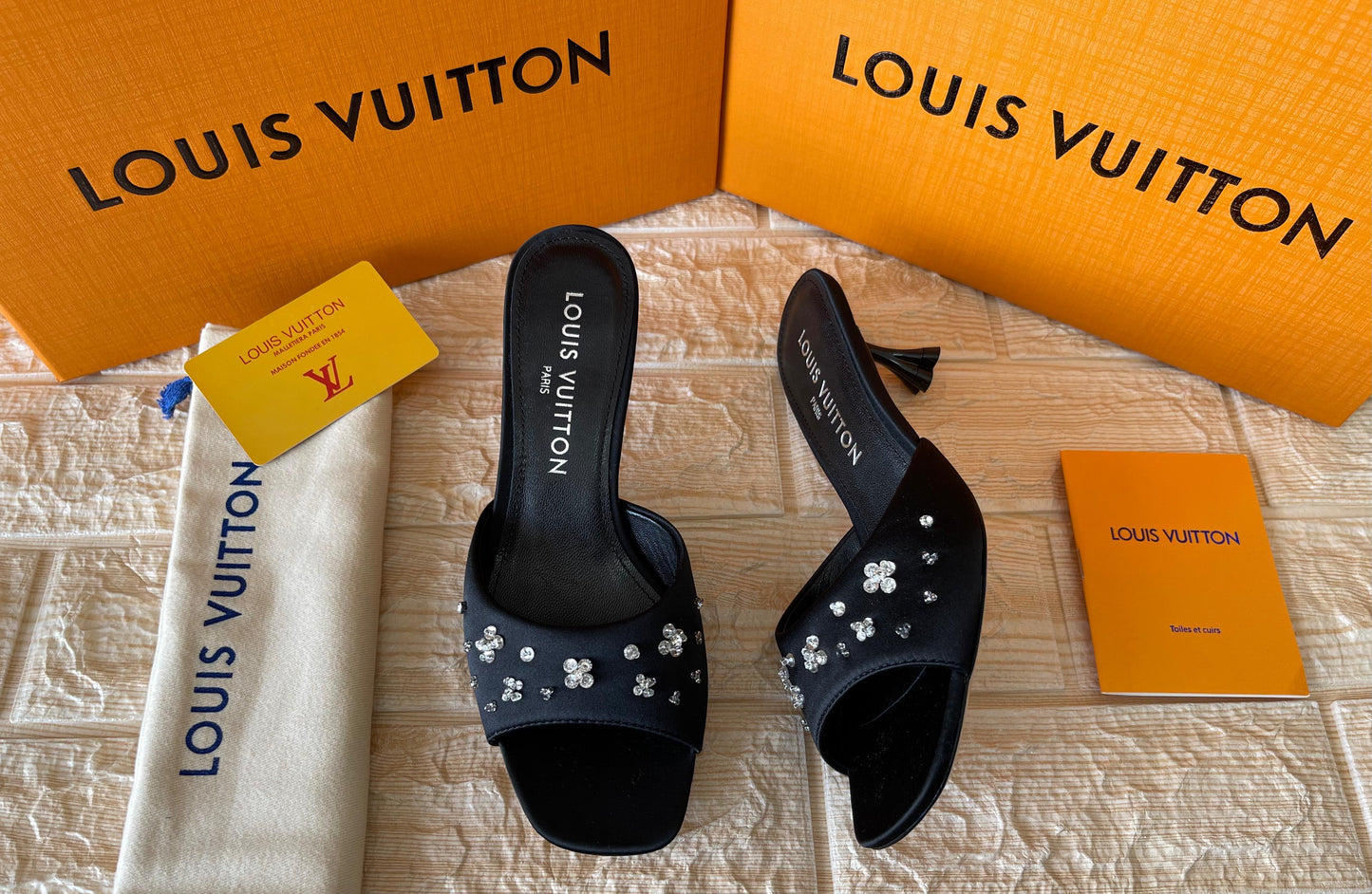 Lv sandals heels